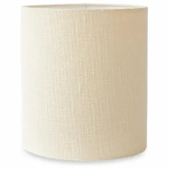 Abat jour en tissu bouclé | Crème