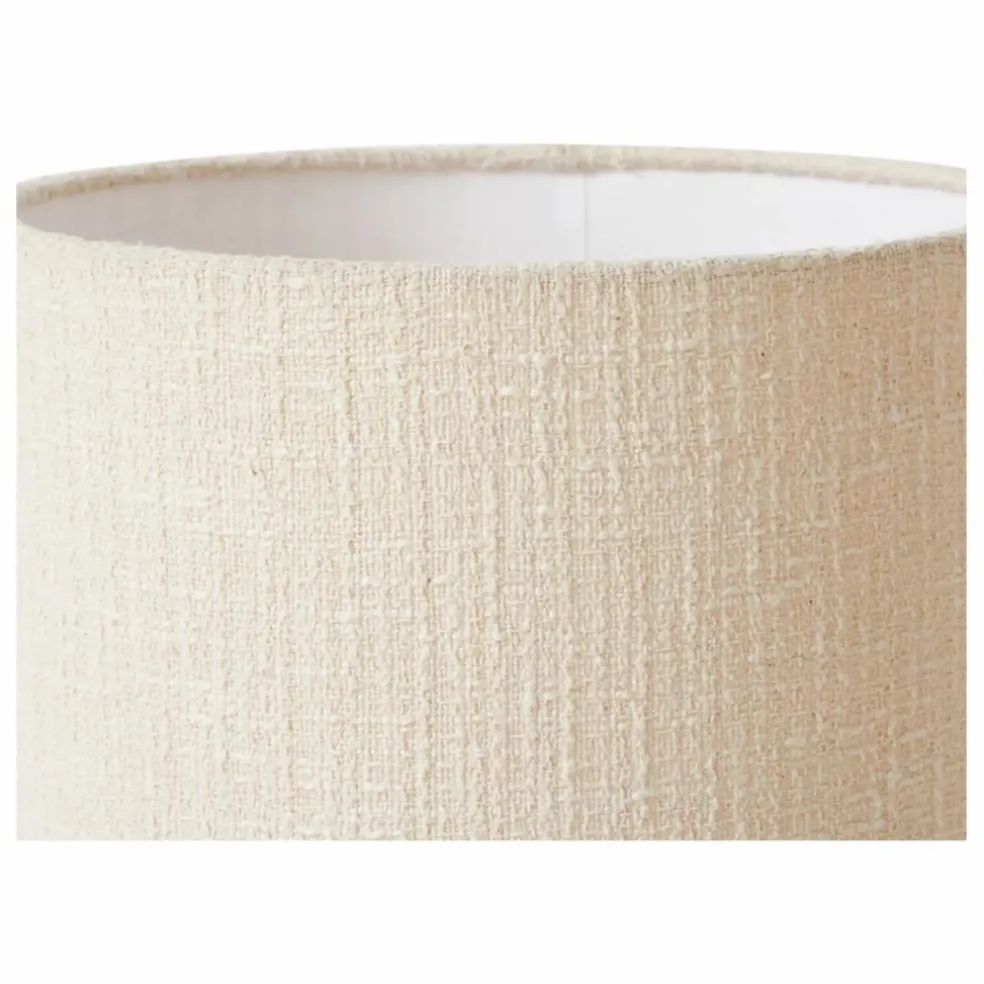Abat jour en tissu bouclé | Crème