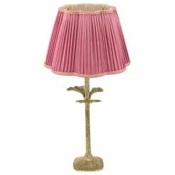 Abat-jour en soie Diya | Rose fuschia