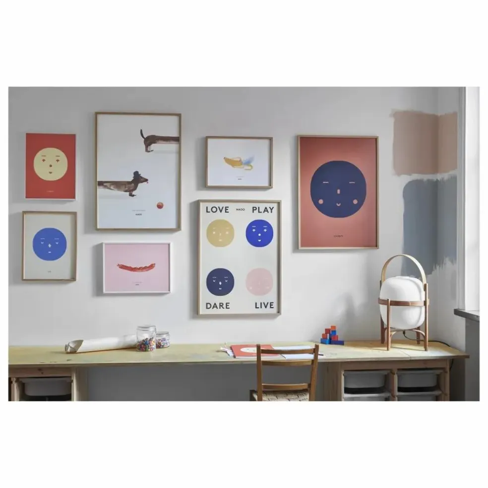 Affiche 4 émotions 50x70 cm