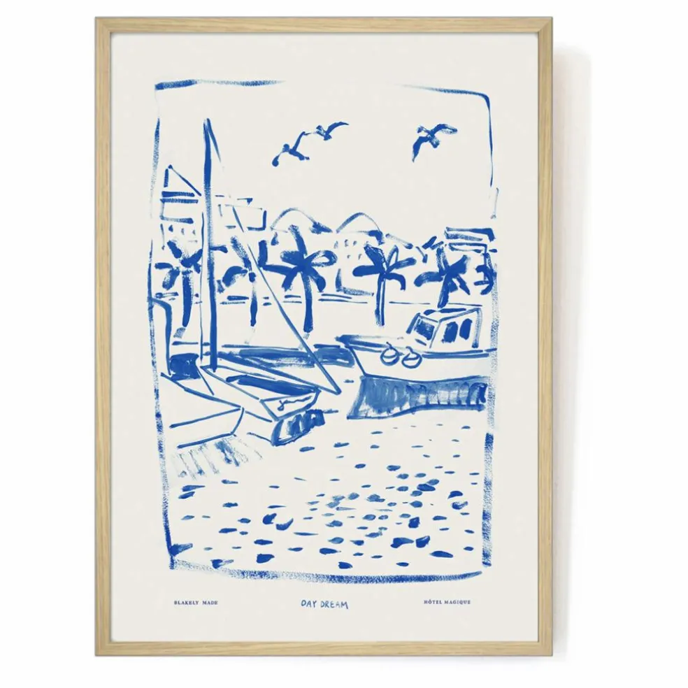 Affiche A3 Daydream par Blakely Made | Bleu