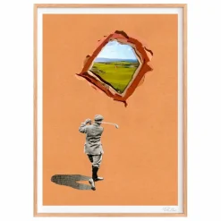 Affiche Break the Par | Multicolore