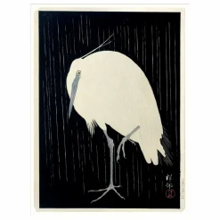 Affiche Crane on Black