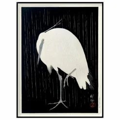 Affiche Crane on Black