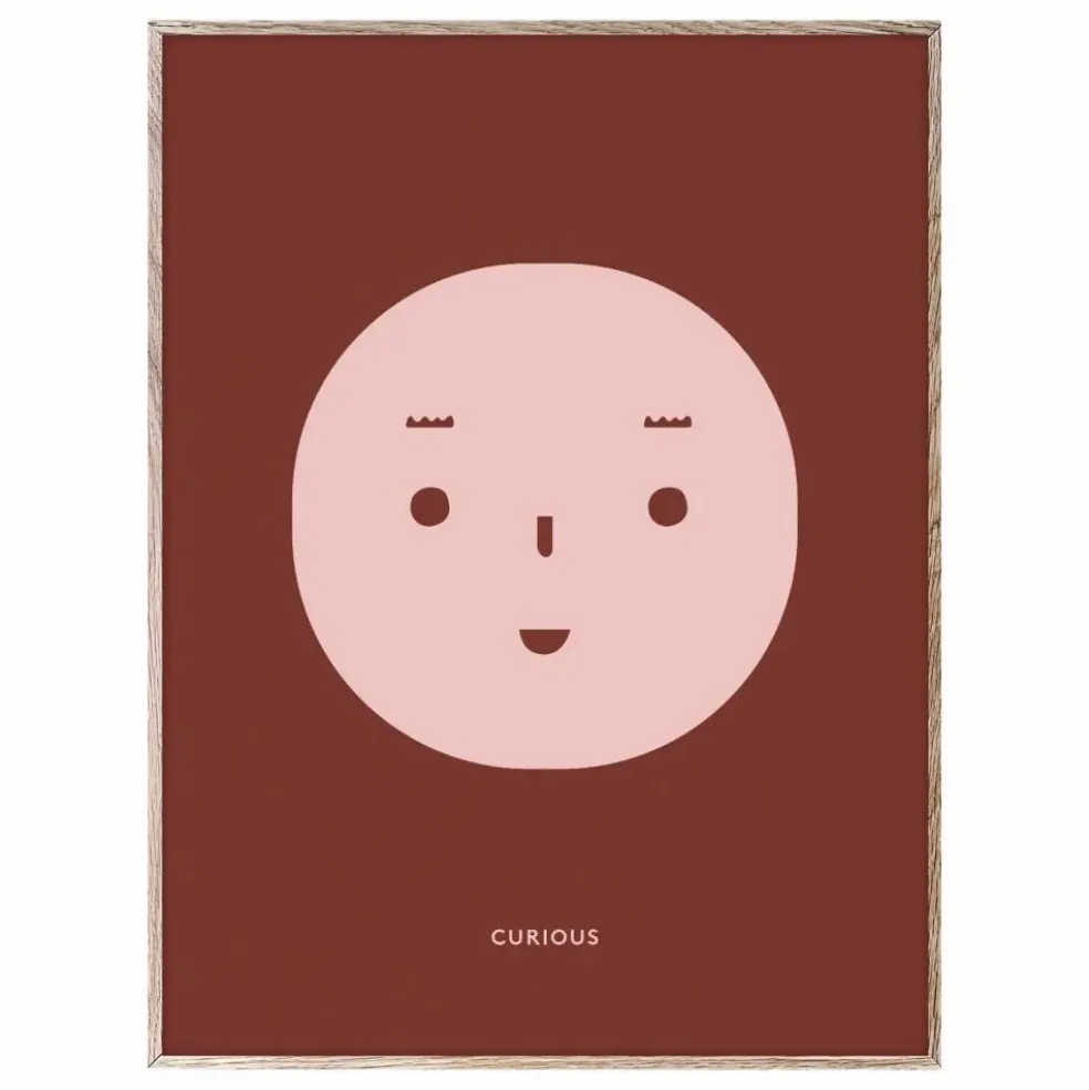 Affiche Curious 30x40 cm