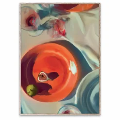 Affiche Fine Dining par Misfitting Things | Orange
