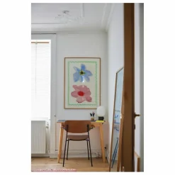 Affiche Flower with Checks 01 par Liat Greenberg