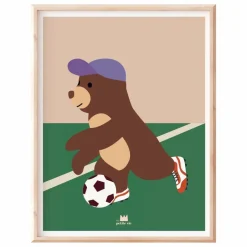 Affiche Ours foot