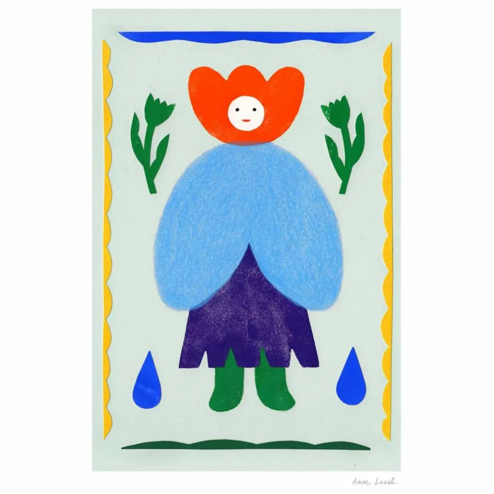 Affiche Personnage Fleur