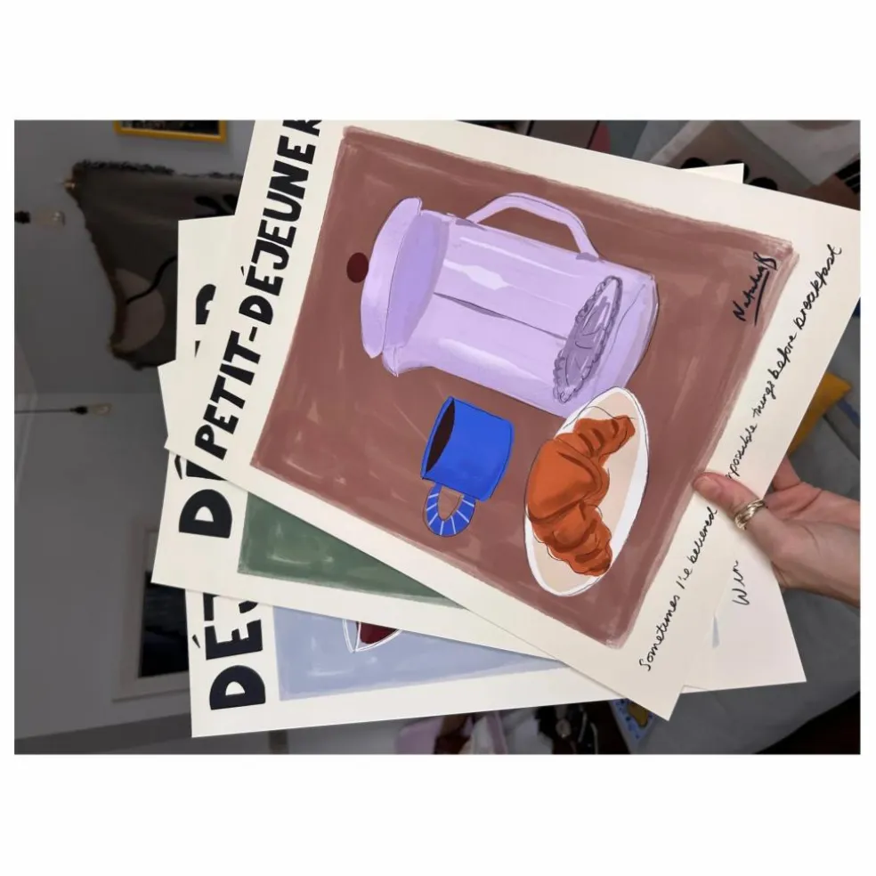 Affiche Petit-déjeuner