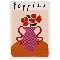 Affiche Poppies | Rose