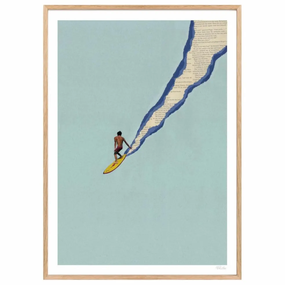 Affiche Santa Cruz | Bleu ciel