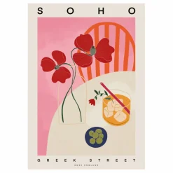 Affiche Soho | Rose