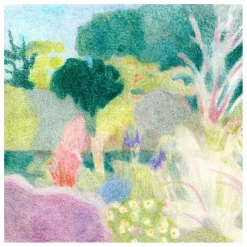 Affiche Un Jardin à Kergoët par Line Hachem