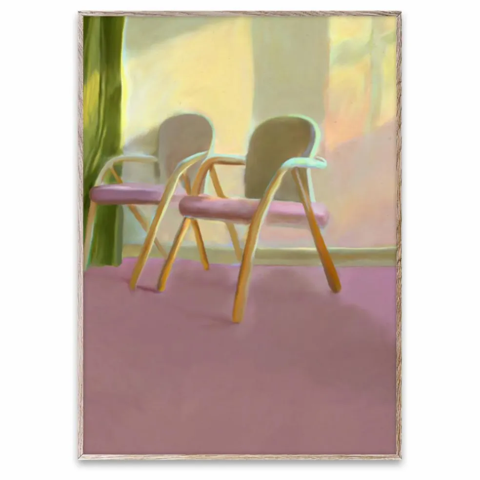 Affiche Waiting Room par Misfitting Things | Rose