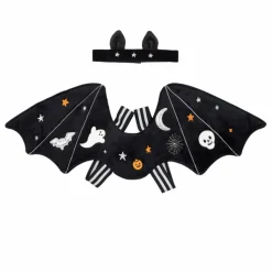 Ailes de chauve-souris brodées
