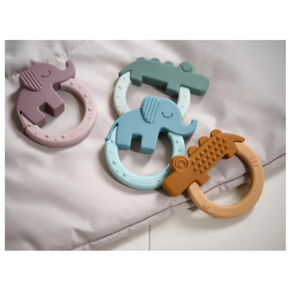 Anneau de dentition Deer - Set de 2 | Vert