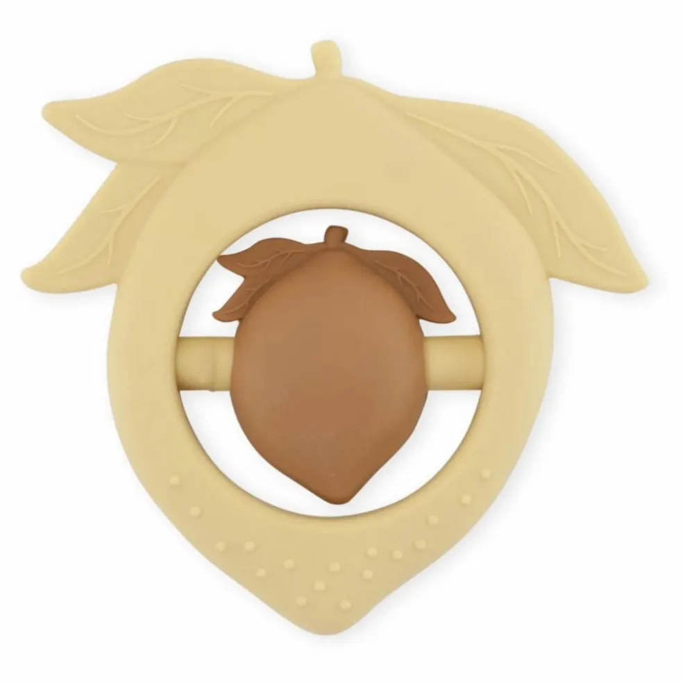Anneau de dentition en silicone Citron | Jaune