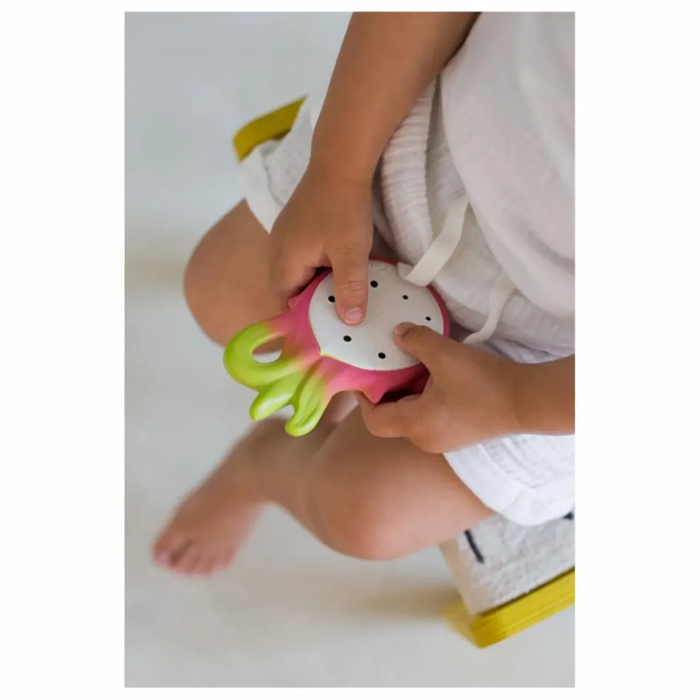 Anneau de dentition Fuscia le fruit du dragon