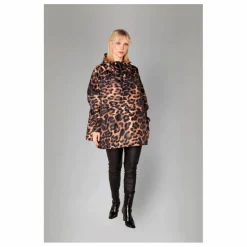 Anorak Imperméable Dark Léopard | Marron