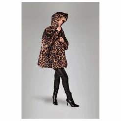 Anorak Imperméable Dark Léopard | Marron