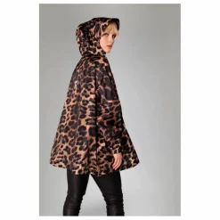 Anorak Imperméable Dark Léopard | Marron
