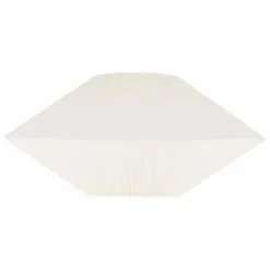 Applique Brera demi soucoupe en coton plissé | Crème