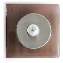 Applique Marta en verre fumé | Transparent