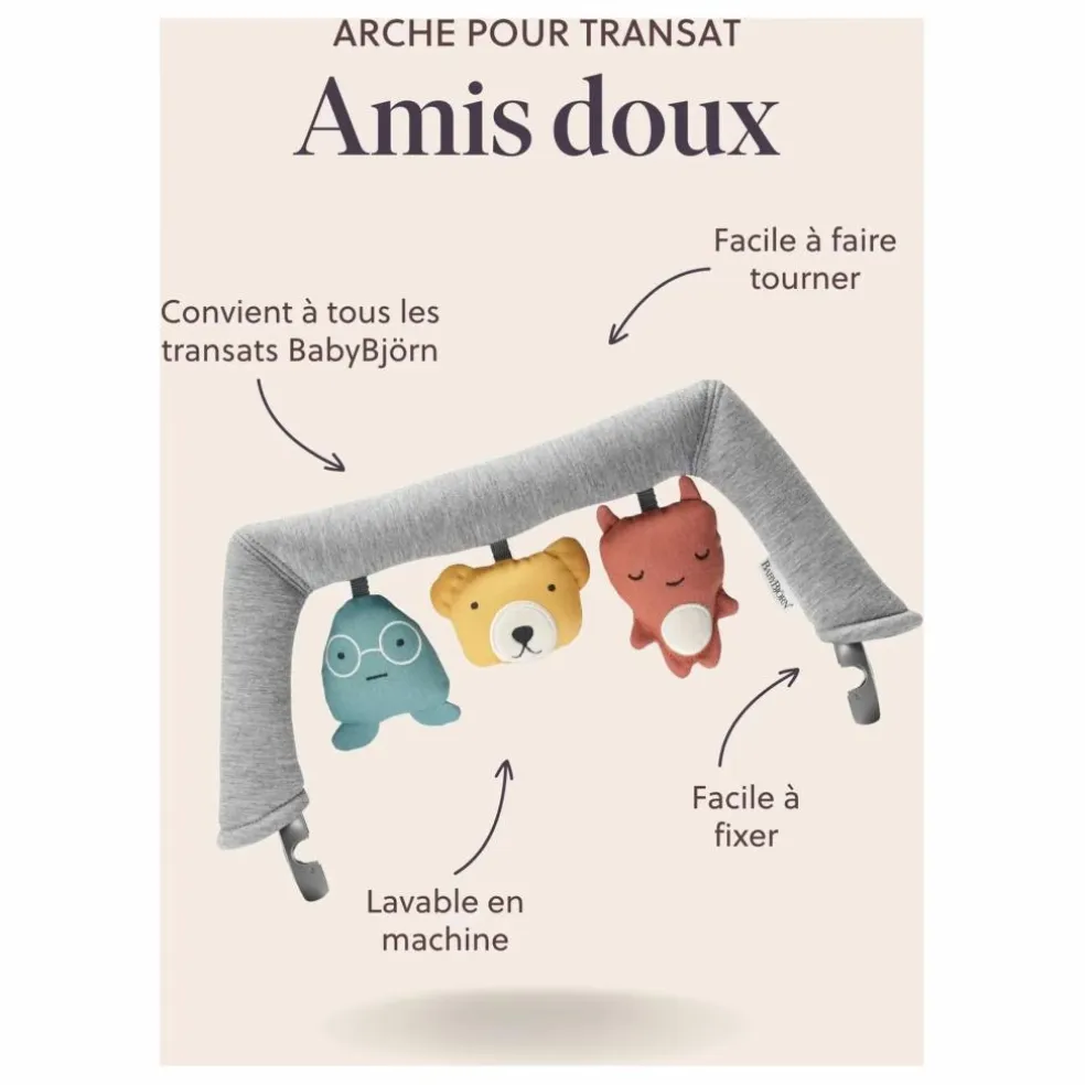 Arche pour transat Amis Doux | Gris sable