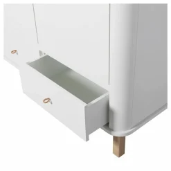 Armoire 2 portes en chêne | Blanc