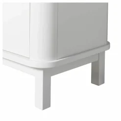 Armoire multi-rangement 3 portes en bouleau | Blanc