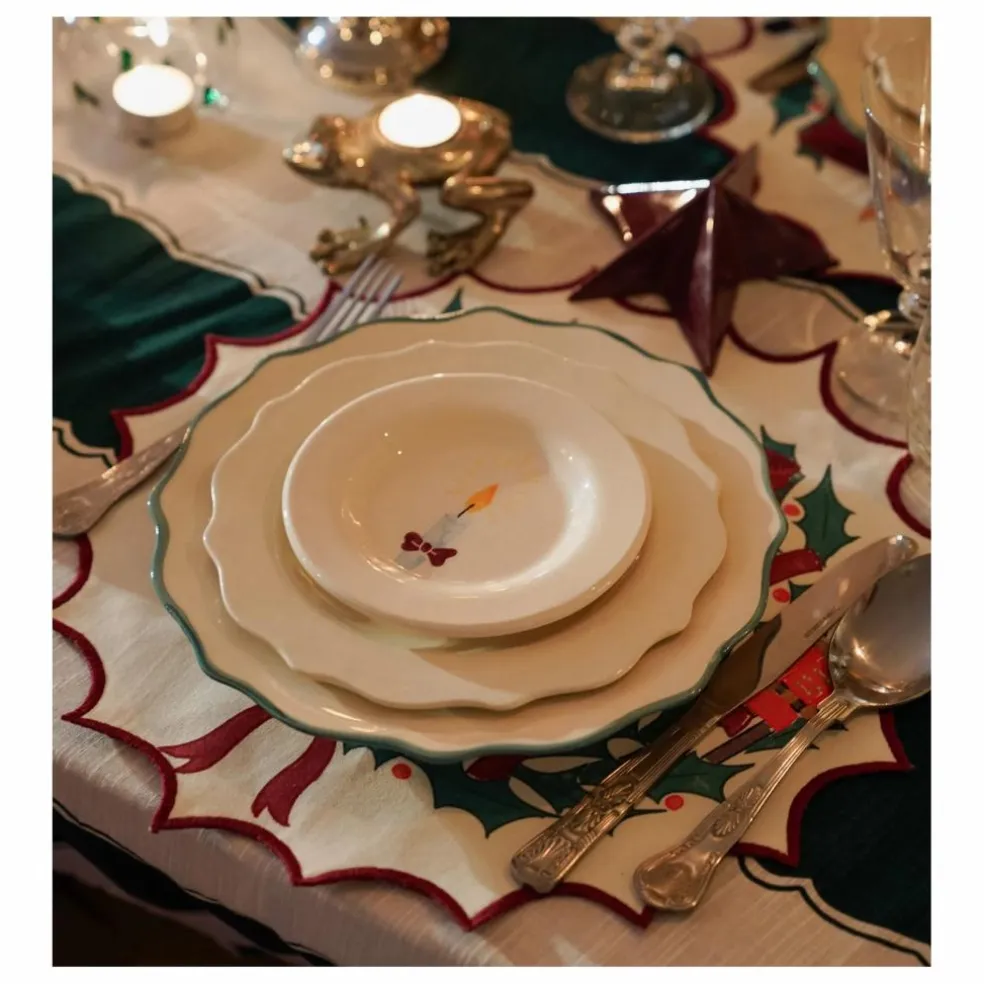 Assiette à dîner Forest | Vert