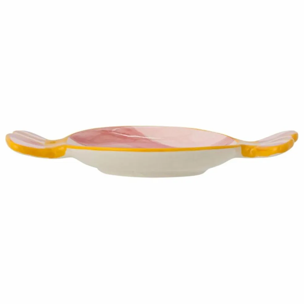 Assiette Caramella en grès | Rose