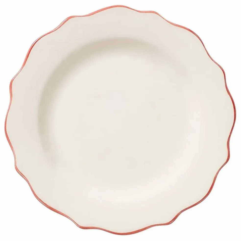 Assiette Carmine Scalloped | Carmin