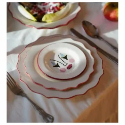 Assiette Carmine Scalloped | Carmin