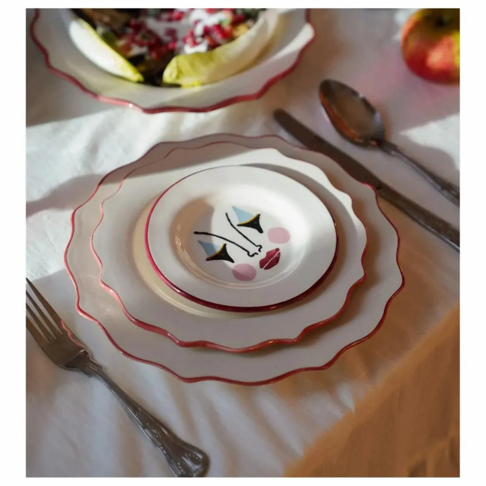 Assiette Carmine Scalloped | Carmin