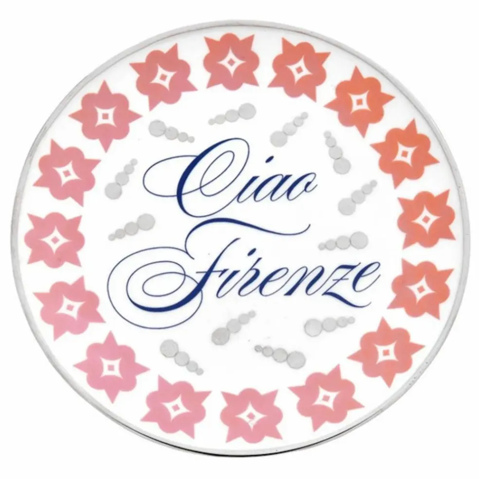 Assiette Ciao Firenze | Rose