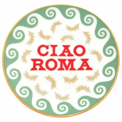 Assiette Ciao Roma | Vert