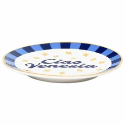 Assiette Ciao Venezia | Bleu