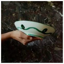 Assiette creuse Olaf | Vert