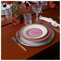 Assiette Dakota 22 cm | Rose