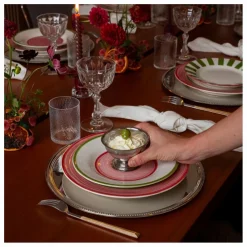 Assiette Dakota 22 cm | Rose