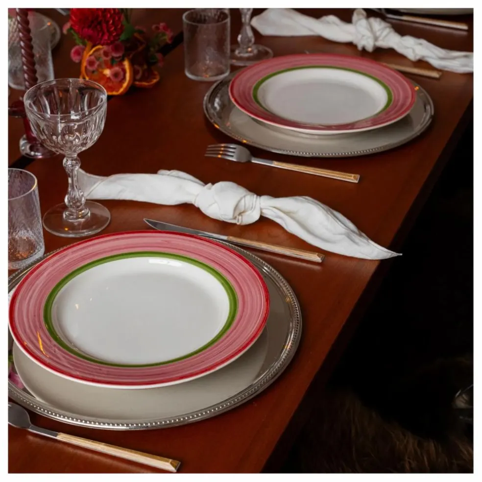 Assiette Dakota 27 cm | Rose