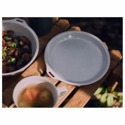 Assiette de cuisson en émail Foris | Ivoire