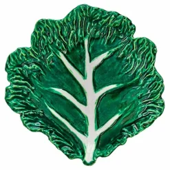 Assiette en céramique blette Bietola | Vert