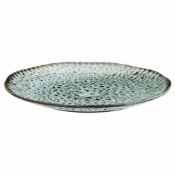 Assiette en grès | Bleu indigo