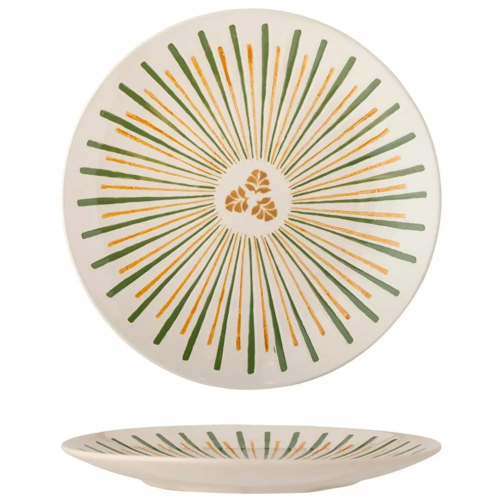 Assiette en grès Heikki | Vert