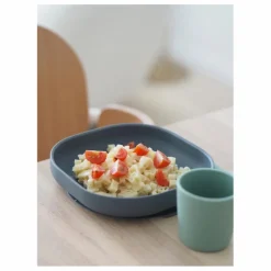 Assiette en silicone | Gris anthracite