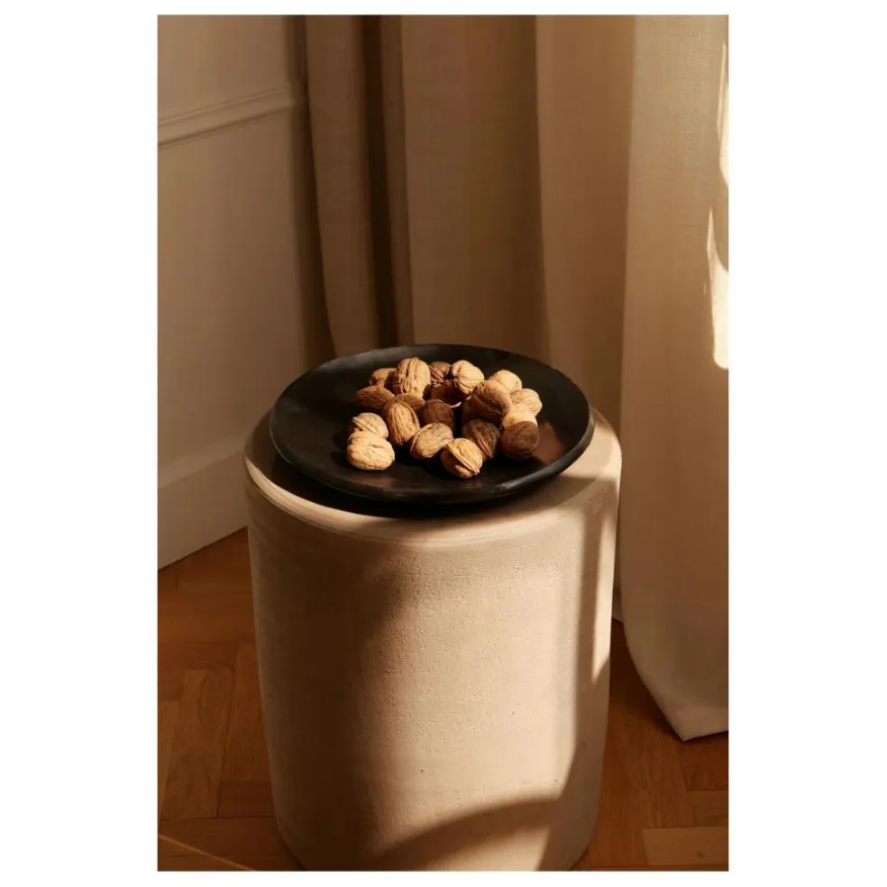 Assiette en terracotta D28cm | Noir