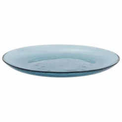 Assiette en verre coloré | Bleu